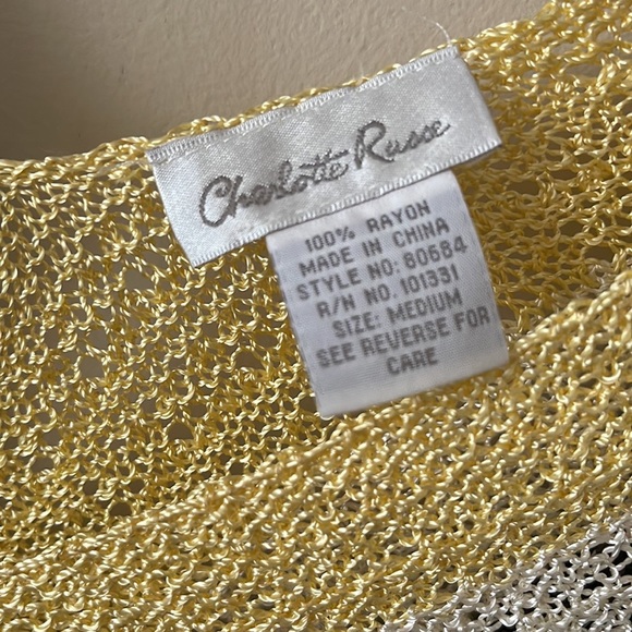 NWOT Charlotte Russe Knit Top - Picture 4 of 4